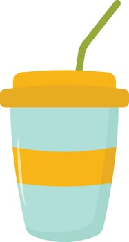 Plastic Cup Illustration vector
