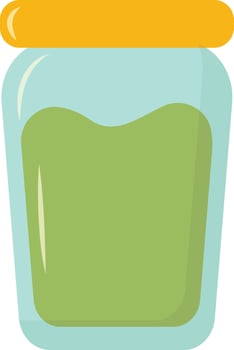 Plastic Jar Illustration vector