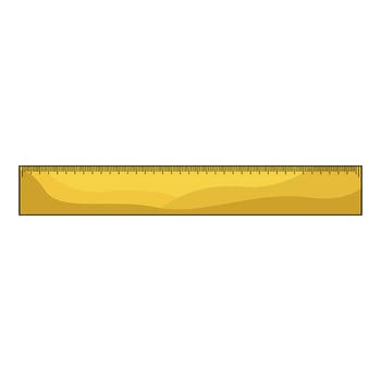 illustration of ruler vector
