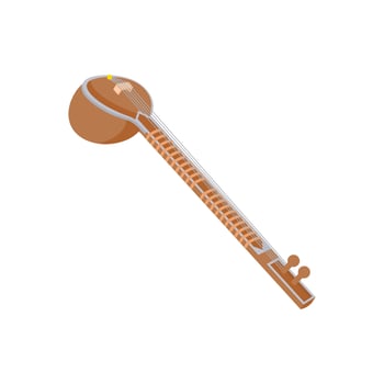 Sitar, Diwali, Hindu, Indian Symbol Illustration vector