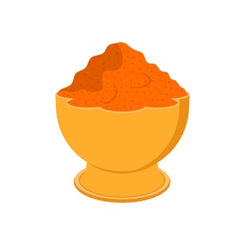 Turmeric, Diwali, Hindu, Indian Symbol Illustration vector