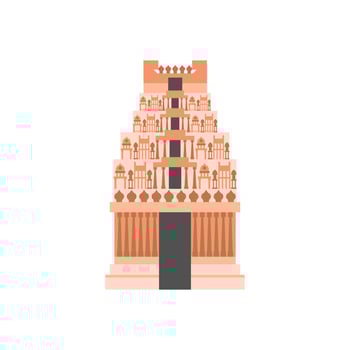 Temple, Diwali, Hindu, Indian Symbol Illustration vector