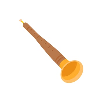 Shehnai, Diwali, Hindu, Indian Symbol Illustration vector