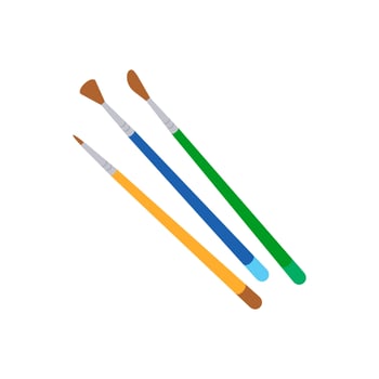 Rangoli Brushes, Diwali, Hindu, Indian Symbol Illustration vector