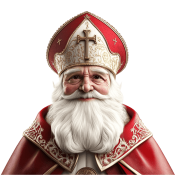 Santa Claus with Red Robe png