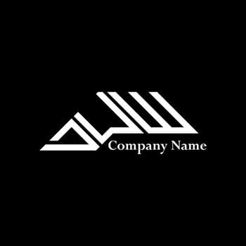 DUW logo design, DUW simple and modern logo. DUW luxurious alphabet design vector