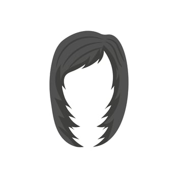 Female Hair, Human Body Part Illustration vector