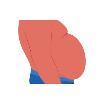 Belly, Human Body Part Illustration vector