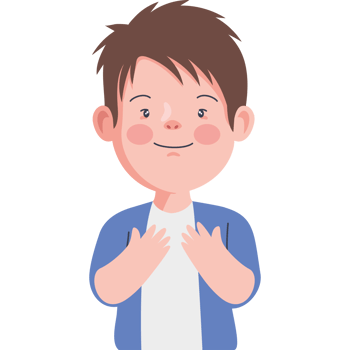 down syndrome boy portrait png