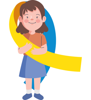 down syndrome girl with ribbon png
