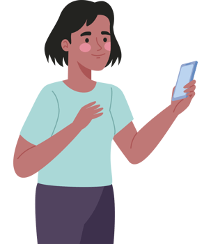 worldwide people comunication woman with phone png