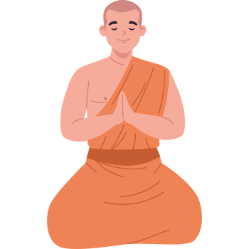 buddhist monk spiritual png