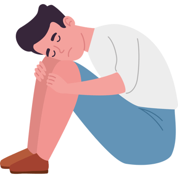 social anxiety disorder young man png
