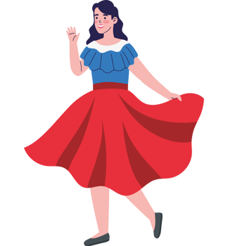chile woman character png