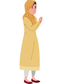 idul fitri woman png
