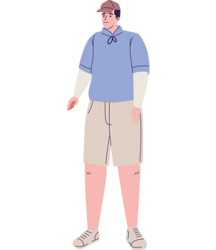 adult man wearing spring clothes png