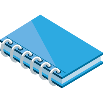 notebook spiral office supplies png