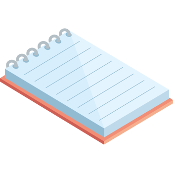 notepad office supplies png