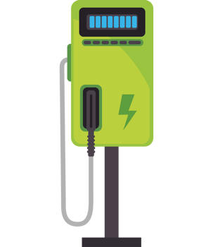 electric vehicle charging station png