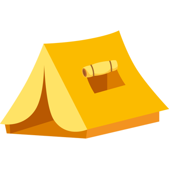 tent camping gear png