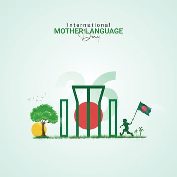 International Mother Language Day Creative Design, Mother Language Day Social media post vector