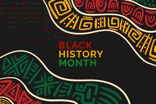 Black history month abstract backgrounds with hand drawn patterns vector