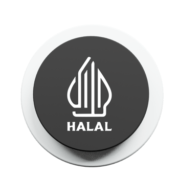 A black button with the word haal on it png