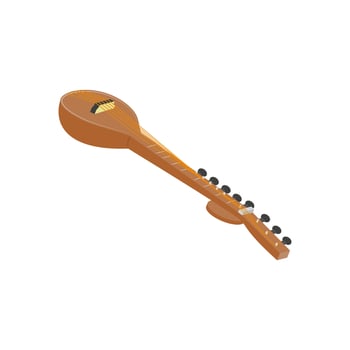 Sitar, Indian Symbol illustration vector
