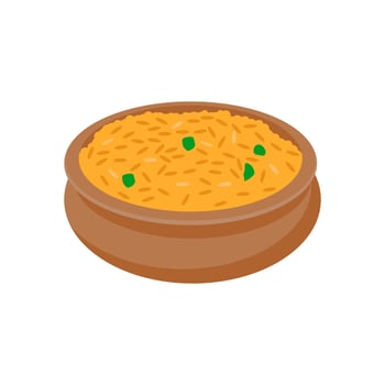 Khichdi, Indian Symbol illustration vector