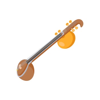 Veena, Indian Symbol illustration vector