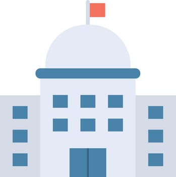Government icon image. Suitable for mobile apps, web apps and print media. vector