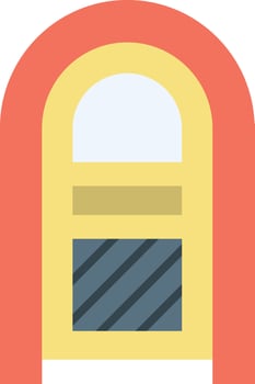 Jukebox icon image. Suitable for mobile apps, web apps and print media. vector