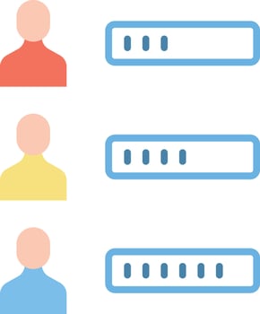 Polling icon image. Suitable for mobile apps, web apps and print media. vector