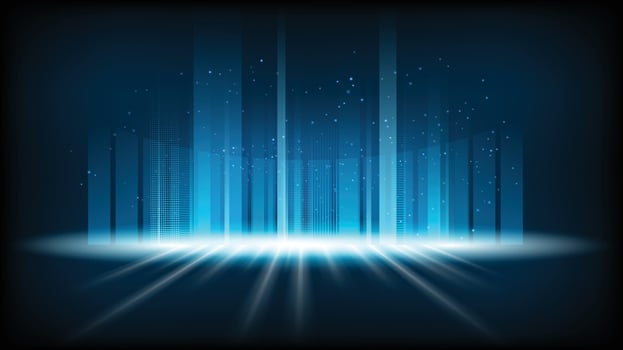Abstract product showcase technology background Hi-tech communication concept vector