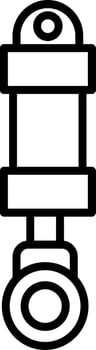 Hydraulic Line Icon Design Element vector