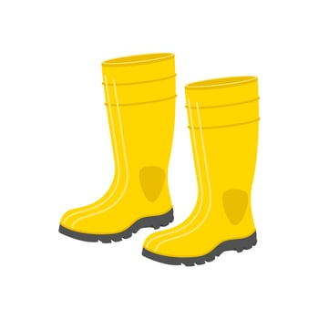 Safety Boots, Industrial Safety Equipment illustration vector
