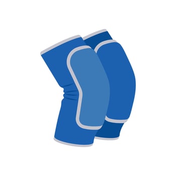 Knee Pads, Industrial Safety Equipment illustration vector