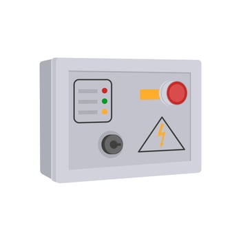 Safety Panel, Industrial Safety Equipment illustration vector