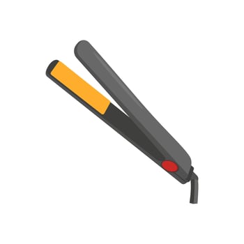 Hair Straightener, Cosmetics illustration vector
