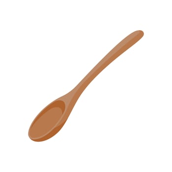 Wooden Spoon, Kitchen illustration vector