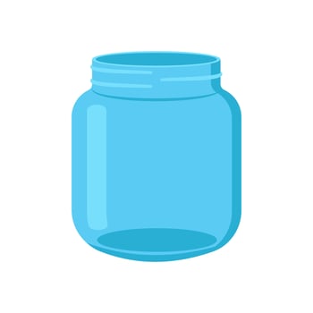 Glass Jar, Kitchen illustration vector