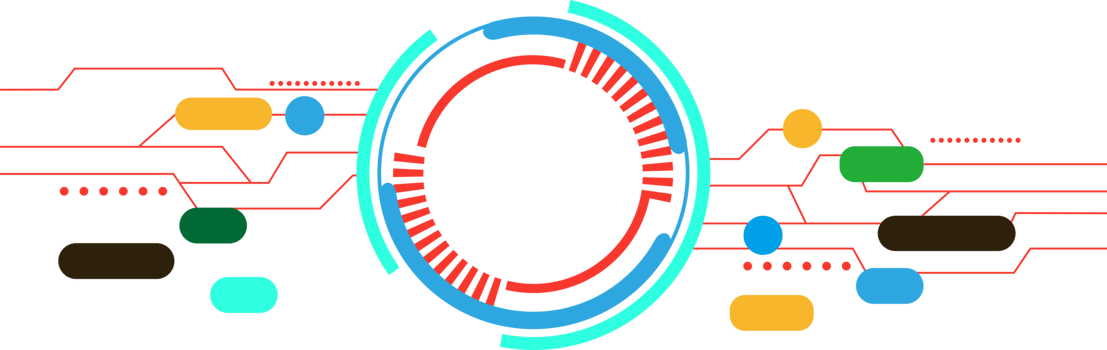 Abstract technology righ circle dashboard. png