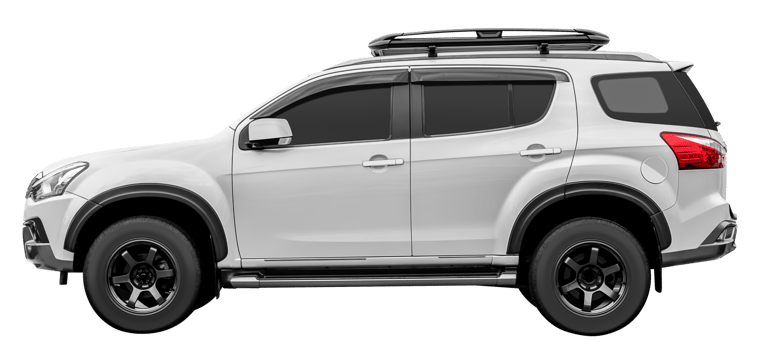 Side view white suv car png