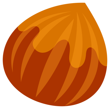Hazelnuts at various stages of ripeness, showcasing the nut, shell, and kernel, providing a comprehensive visual guide to this popular nut png