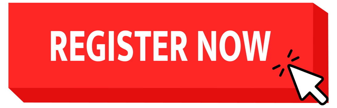 Register Now Button with pointer clicking. Web button. Finger Pressing. Click to Register Now Concept. illustration png