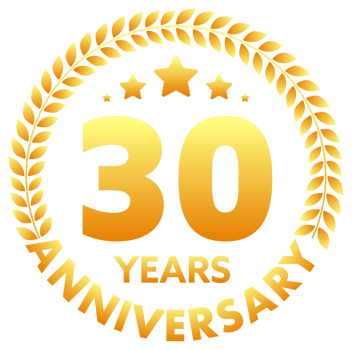 Anniversary icon set with laurel wreath. 10, 20, 30, 40 ,50, 60, 70, 80, 90, 100 years jubilee. Celebration anniversary event. stock illustration png