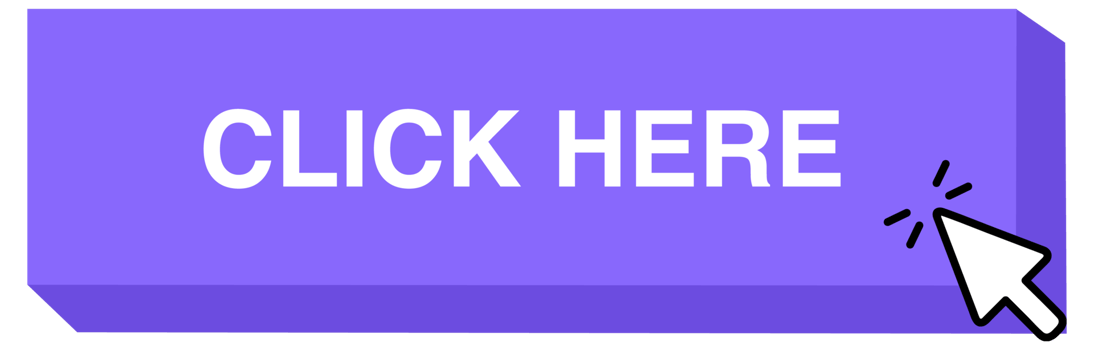Click here button with hand cursor. Hand pointer clicking. illustration png