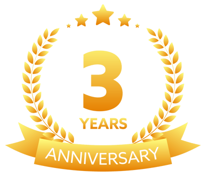 Anniversary icon set with laurel wreath. 10, 20, 30, 40 ,50, 60, 70, 80, 90, 100 years jubilee. Celebration anniversary event. stock illustration png