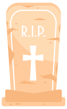 Set of different types of empty tombstone collection. Grave headstone. Cemetery graves and gravestones png