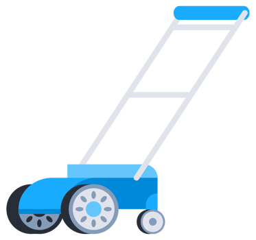 Lawnmower machine. Grass cutting. Garden machines mowing lawn leaves png